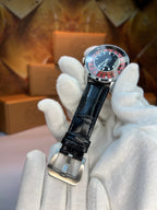 Casino Watch Rotatable Black Dial-Black Strap