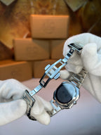 Silver-tone P.P White Dial Watch